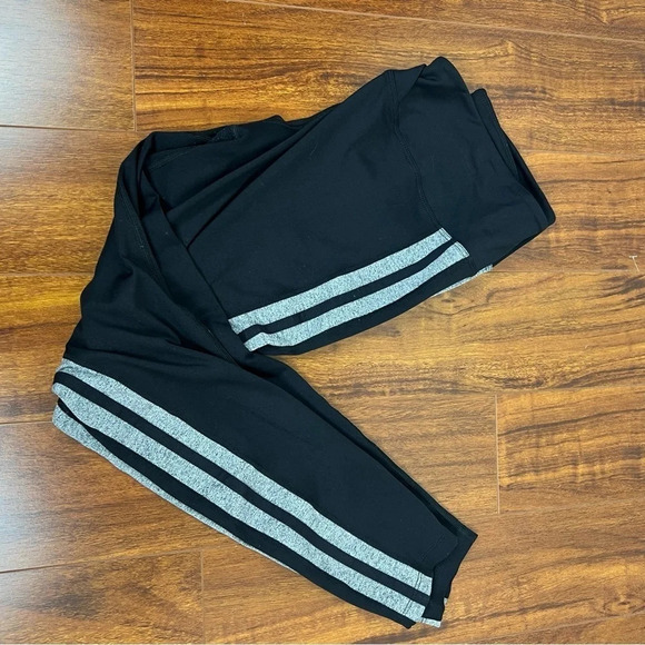 Year of Ours Black Thermal Racer Legging Black/Gray Size L B7 - Picture 6 of 9